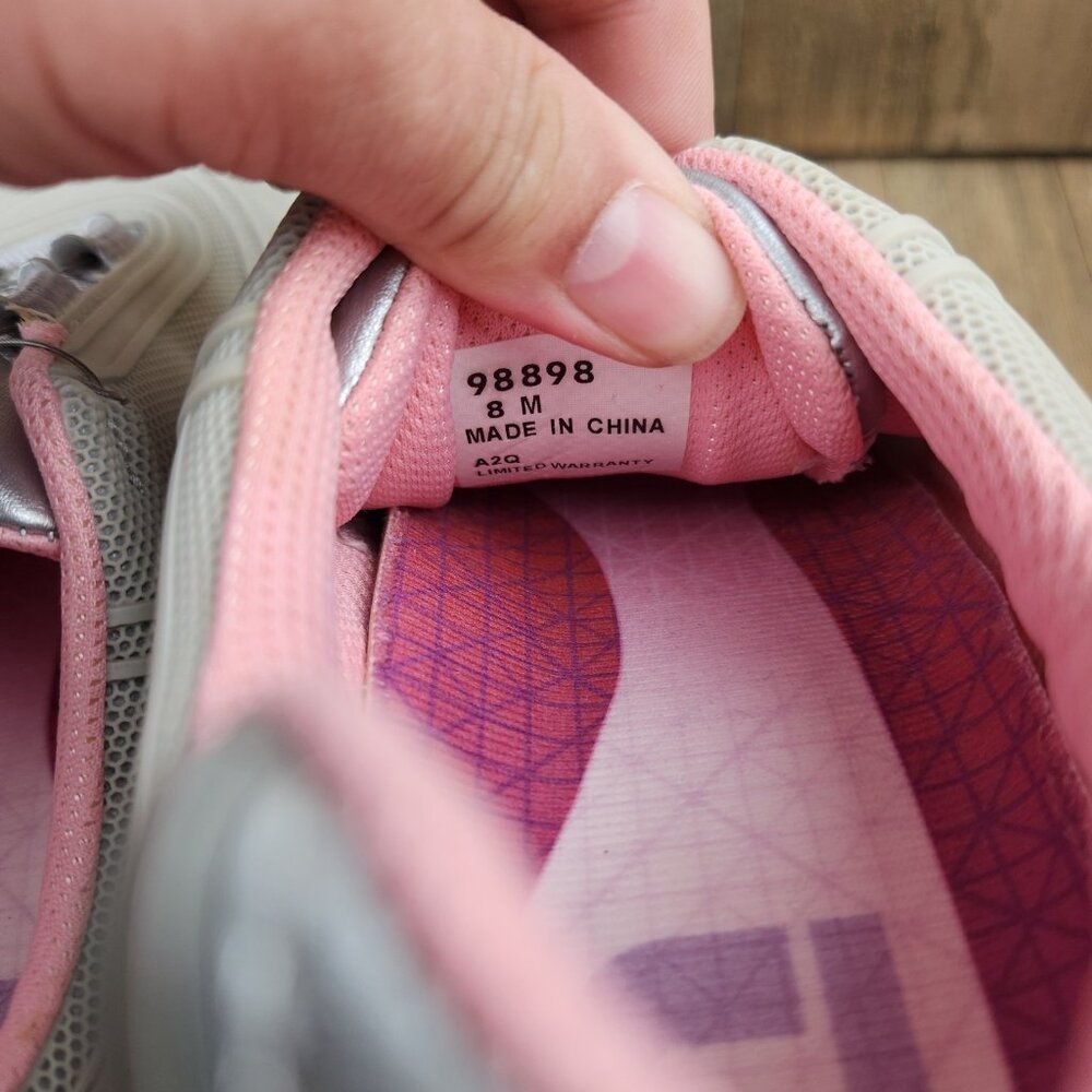 FootJoy Women's Gray and Pink Athletic Golf Shoes - Picture 8 of 9